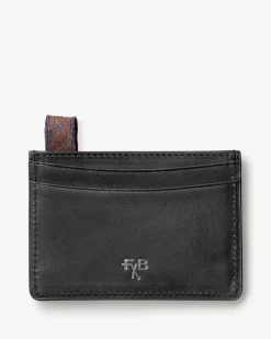 Card holder leather black