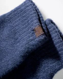 Gloves wool blue