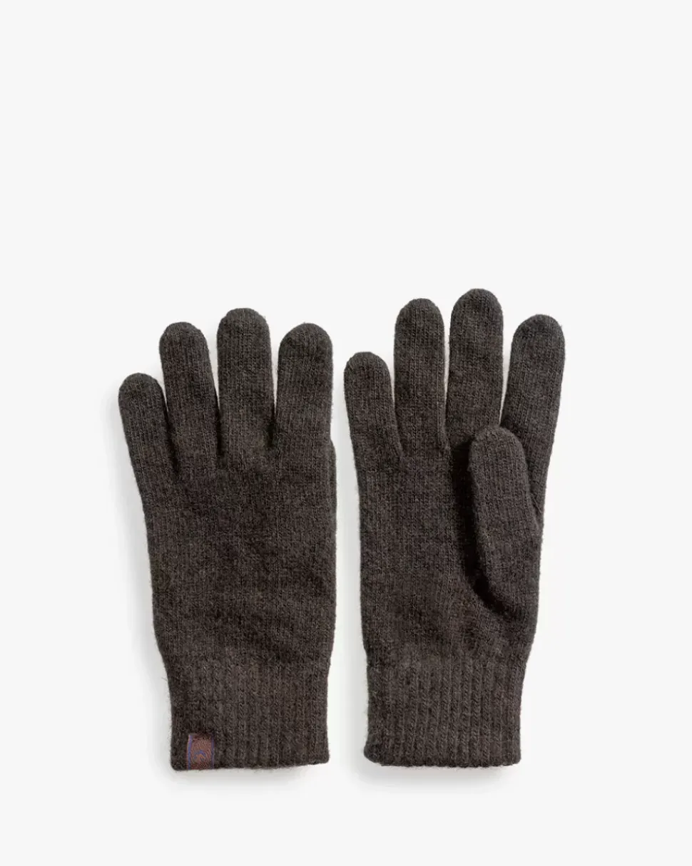 Gloves wool brown