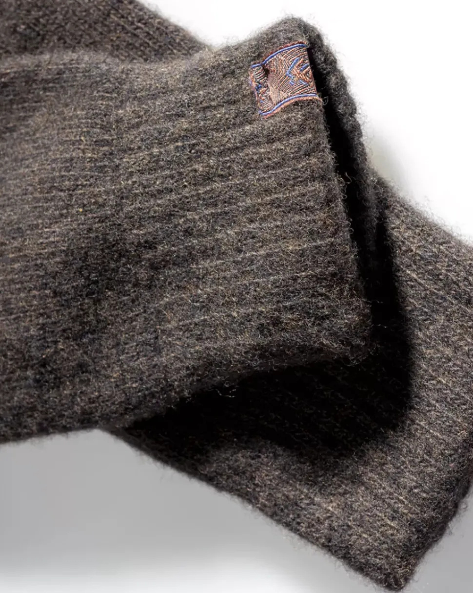 Gloves wool brown
