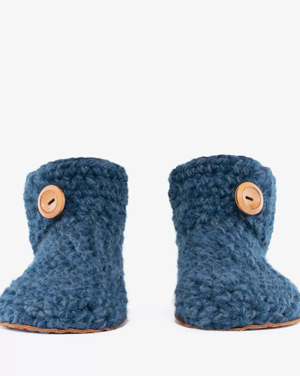 Kingdom of Wow home slippers blue