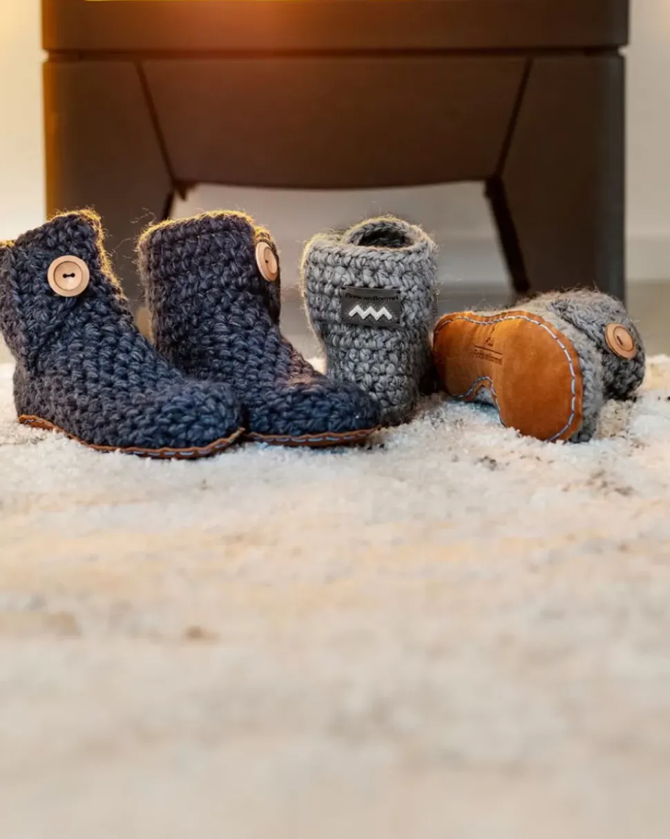 Kingdom of Wow home slippers blue