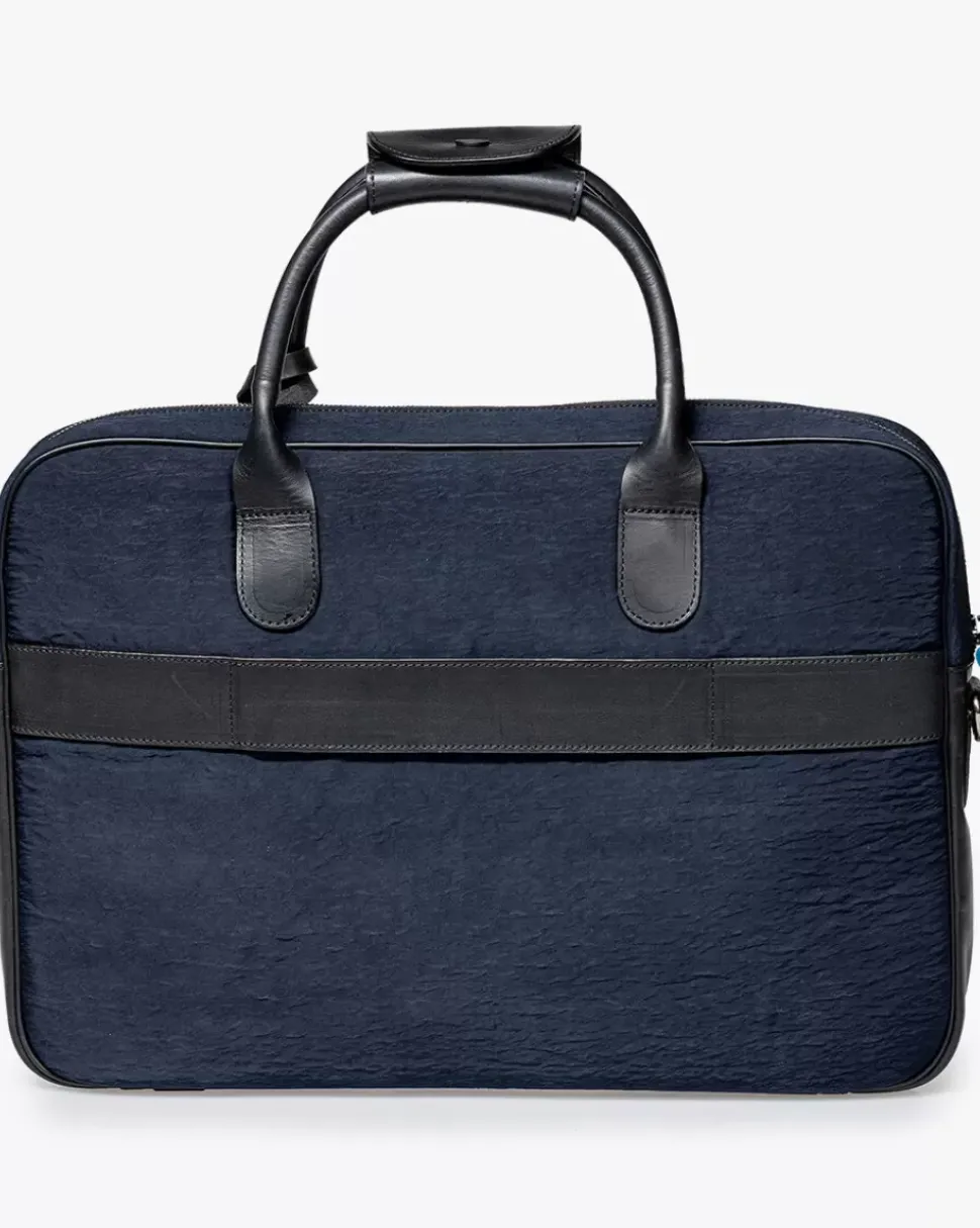 Office sleeve textile blue