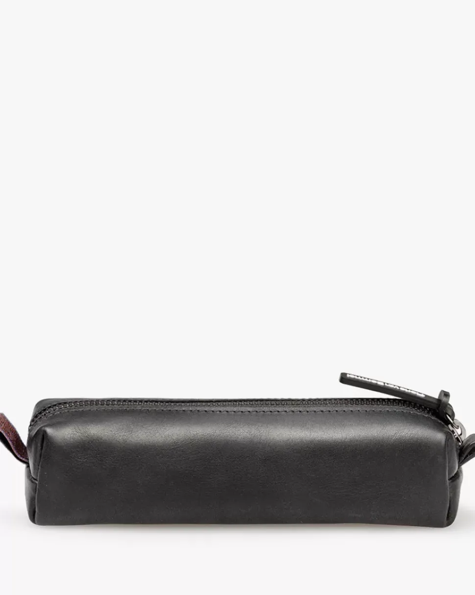 Pencil pounch leather black